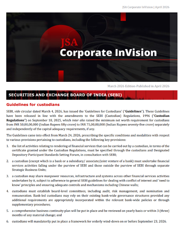 JSA Corporate InVision - March 2026 Edition